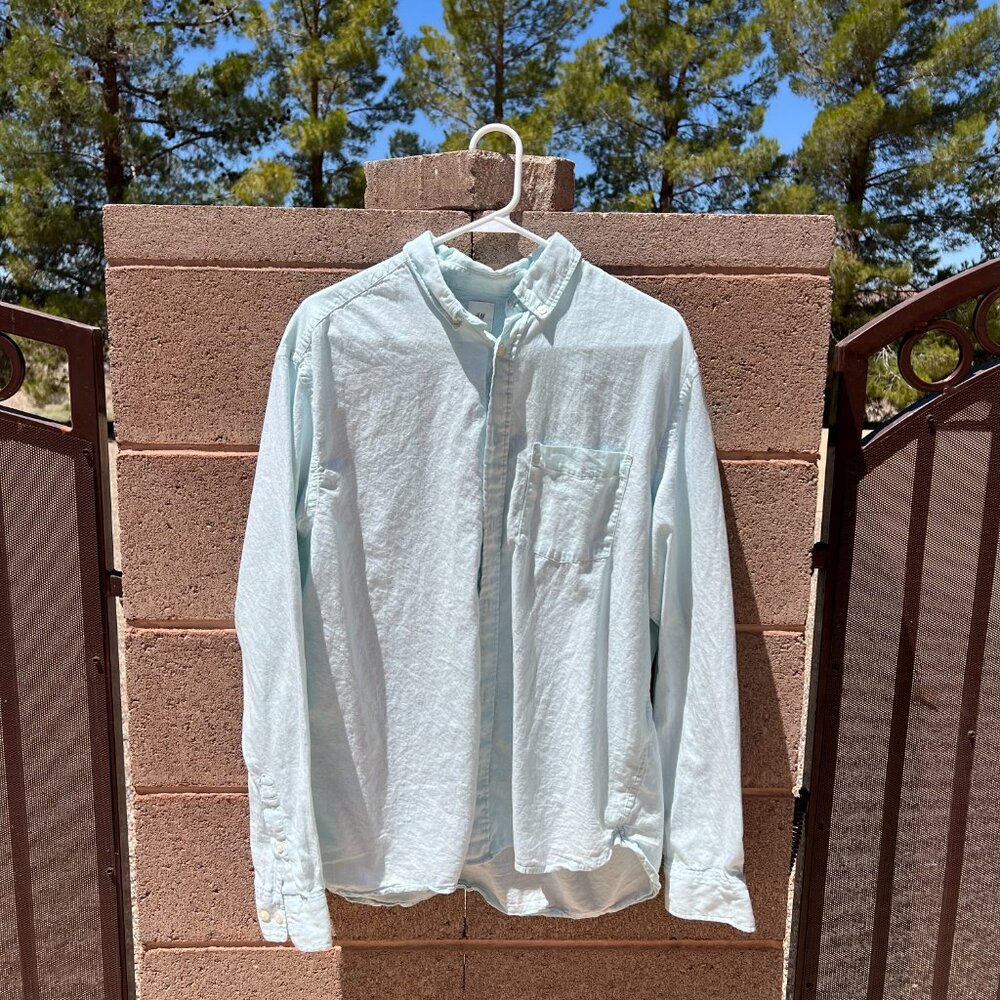 H&M Long Sleeve Button Up - L